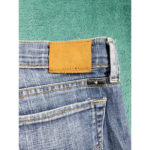 Lucky Brand Jeans Size 8 Womens Blue Stretch Pants Mid Rise Sweet N Straight - Picture 12 of 13